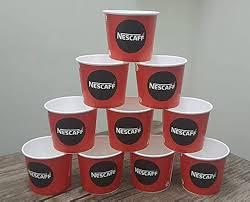 Red Disposable Coffee Cups